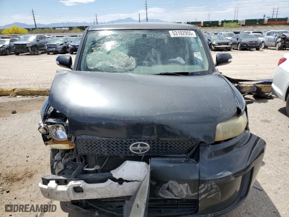 2009 Scion xB with VIN JTLKE50E191090130, listed as a Copart auction lot 53102955 with 203,312 mi miles and Salvage Title. Bid and sale history available at carsss.com. Image 5.