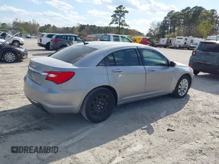 2014 Chrysler 200 LX with VIN 1C3CCBAG3EN152347, listed as a IAAI auction lot 41899981 with 102,918 mi miles. Bid and sale history available at carsss.com. Image 4.