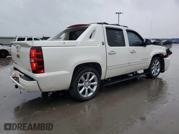 2013 Chevrolet Avalanche LTZ with VIN 3GNMCGE0XDG334846, listed as a Copart auction lot 55261885 with 118,704 mi miles and Salvage title. Bid and sale history available at DreamBid. Image 3.
