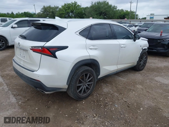 2015 Lexus NX 200t with VIN JTJYARBZ4F2021444, listed as a IAAI auction lot 42211572 with 111,655 mi miles and . Bid and sale history available at DreamBid. Image 4.