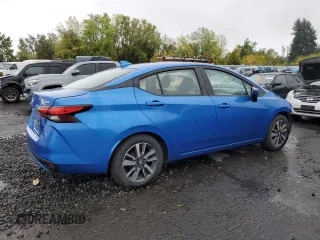2021 Nissan Versa SV with VIN 3N1CN8EVXML862039, listed as a Copart auction lot 76208234 with 56,008 mi miles and Salvage Title. Bid and sale history available at carsss.com. Image 3.