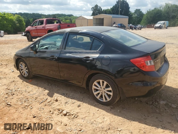 2012 Honda Civic EX with VIN 2HGFB2F83CH545012, listed as a Copart auction lot 54918605 with 229,970 mi miles and Salvage Title. Bid and sale history available at DreamBid. Image 2.