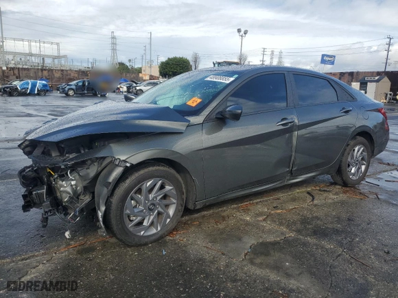 2024 Hyundai Elantra SEL with VIN KMHLM4DG5RU775752, listed as a Copart auction lot 48908855 with 9,078 mi miles and Salvage Title. Bid and sale history available at carsss.com. Image 1.