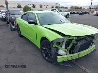 2019 Dodge Charger SXT with VIN 2C3CDXBG6KH633710, listed as a IAAI auction lot 41745265 with 78,402 mi miles. Bid and sale history available at carsss.com. Image 1.