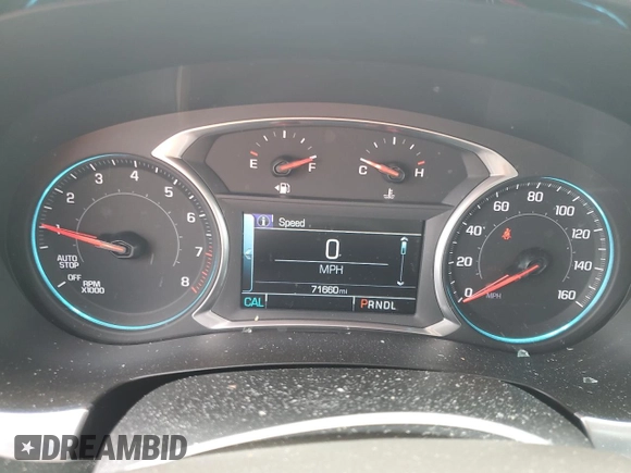 2019 Chevrolet Traverse LT Cloth with VIN 1GNERGKW9KJ201891, listed as a Copart auction lot 58089915 with 71,660 mi miles and Salvage title. Bid and sale history available at DreamBid. Image 9.
