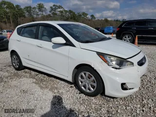 2014 Hyundai Accent GS with VIN KMHCT5AE1EU145619, listed as a Copart auction lot 43746195 with 121,357 mi miles and Salvage Title. Bid and sale history available at carsss.com. Image 4.