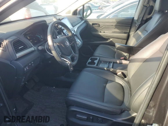 2024 Honda Odyssey EX-L with VIN 5FNRL6H62RB049354, listed as a Copart auction lot 88911795 with 2,553 mi miles and Salvage Title. Bid and sale history available at DreamBid. Image 7.