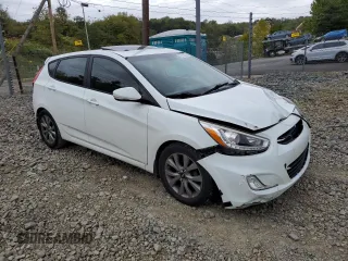 2015 Hyundai Accent Sport with VIN KMHCU5AEXFU220171, listed as a Copart auction lot 72114734 with 170,372 mi miles and Salvage Title. Bid and sale history available at carsss.com. Image 4.