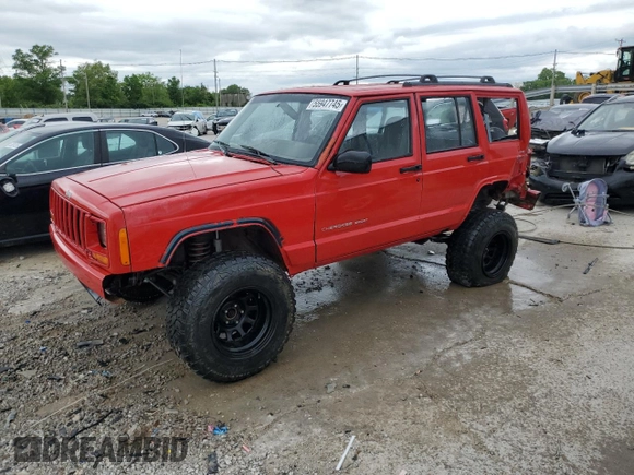 1999 Jeep Cherokee Sport with VIN 1J4FF68S1XL522902, listed as a Copart auction lot 55947745 with 212,357 mi miles and Non repairable. Bid and sale history available at DreamBid. Image 1.