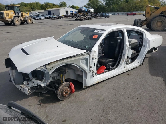 2012 Dodge Charger SRT8 with VIN 2C3CDXEJ1CH185661, listed as a Copart auction lot 71961244 with 0 mi miles and Salvage Title. Bid and sale history available at carsss.com. Image 1.