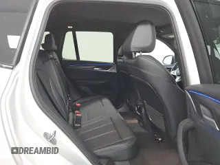 2024 BMW X3 sDrive30i with VIN 5UX43DP08R9W57559, listed as a Copart auction lot 52648995 with 23,026 mi miles and Clean Title. Bid and sale history available at DreamBid. Image 10.
