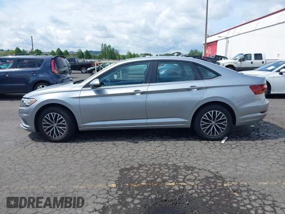 2019 Volkswagen Jetta S with VIN 3VWC57BU2KM215738, listed as a IAAI auction lot 42131376 with 52,720 mi miles and . Bid and sale history available at DreamBid. Image 14.
