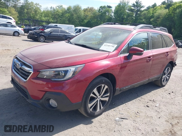 2019 Subaru Outback Limited z VIN 4S4BSANC3K3395882, wystawiony jako IAAI lot #42245756 z przebiegiem 120 548 mil mil oraz . Historia ofert i sprzedaży dostępna na DreamBid. Obrazek 18.