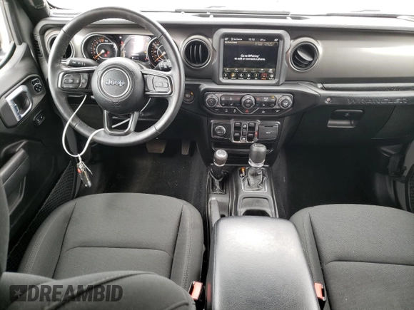 2022 Jeep Wrangler Unlimited Sport S z VIN 1C4HJXDG5NW109364, wystawiony jako Copart lot #55467853 z przebiegiem 34 742 mil mil oraz Szkoda całkowita • Salvage title. Historia ofert i sprzedaży dostępna na DreamBid. Obrazek 8.