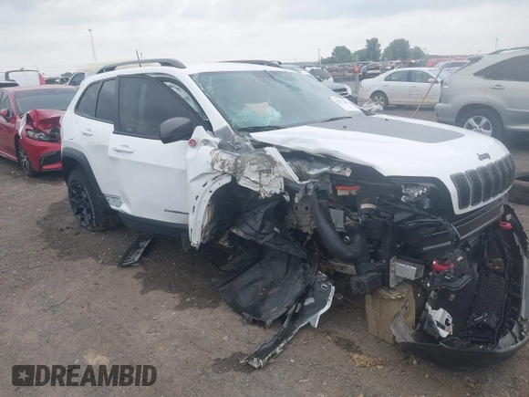 2021 Jeep Cherokee Trailhawk with VIN 1C4PJMBX4MD239112, listed as a IAAI auction lot 42271040 with 62,917 mi miles and . Bid and sale history available at DreamBid. Image 6.