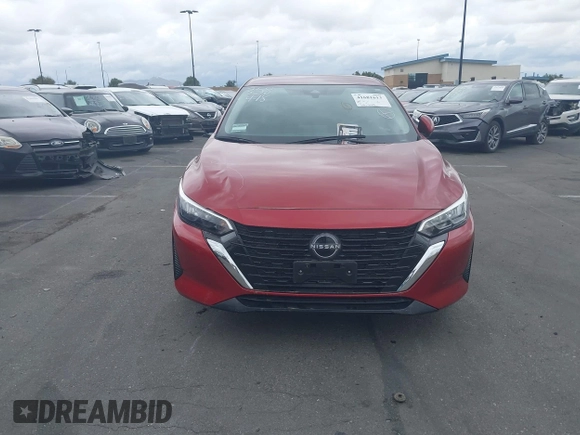 2024 Nissan Sentra SV with VIN 3N1AB8CV1RY230530, listed as a IAAI auction lot 41681613 with 34,329 mi miles and . Bid and sale history available at DreamBid. Image 13.