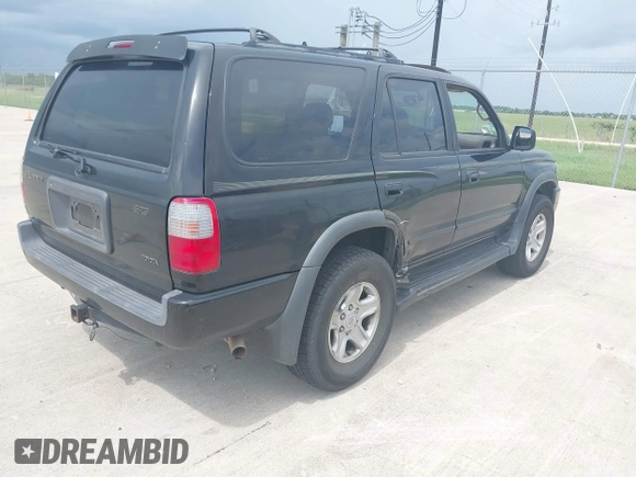 1999 Toyota 4Runner SR5 with VIN JT3GN86R4X0116644, listed as a IAAI auction lot 42527230 with 150,793 mi miles and . Bid and sale history available at DreamBid. Image 4.