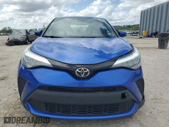 2021 Toyota C-HR LE with VIN NMTKHMBXXMR124104, listed as a Copart auction lot 50865005 with 68,040 mi miles and Salvage Title. Bid and sale history available at DreamBid. Image 5.