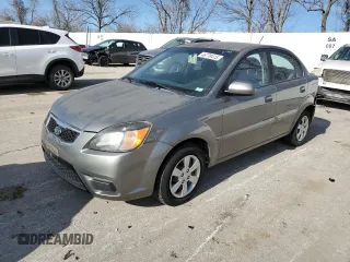 2011 Kia Rio LX with VIN KNADH4A37B6734903, listed as a Copart auction lot 46778415 with 84,873 mi miles and Salvage Title. Bid and sale history available at carsss.com. Image 1.