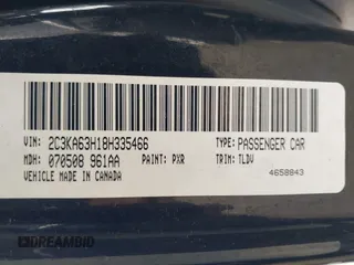2008 Chrysler 300 C Hemi with VIN 2C3KA63H18H335466, listed as a IAAI auction lot 41899381 with Not Provided miles and . Bid and sale history available at carsss.com. Image 9.