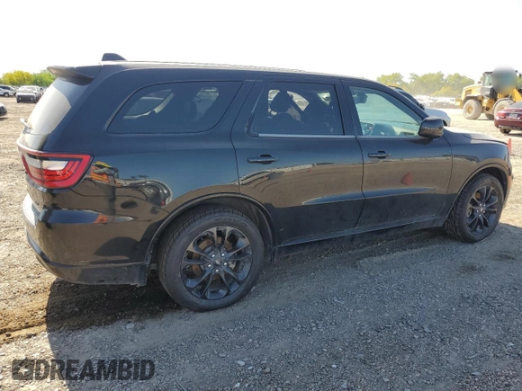 2021 Dodge Durango GT with VIN 1C4RDHDG4MC750085, listed as a Copart auction lot 52993585 with Not provided miles and Salvage title. Bid and sale history available at DreamBid. Image 3.