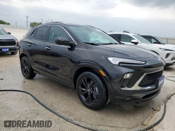 2025 Buick Encore GX Sport Touring with VIN KL4AMDSL8SB137941, listed as a Copart auction lot 53403385 with 9 mi miles and Clean title. Bid and sale history available at DreamBid. Image 4.
