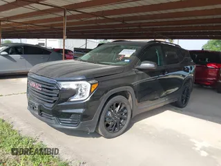 2024 GMC Terrain SLE z VIN 3GKALMEG1RL192316, wystawiony jako IAAI lot #41944513 z przebiegiem 32 466 mil mil oraz . Historia ofert i sprzedaży dostępna na DreamBid. Obrazek 2.