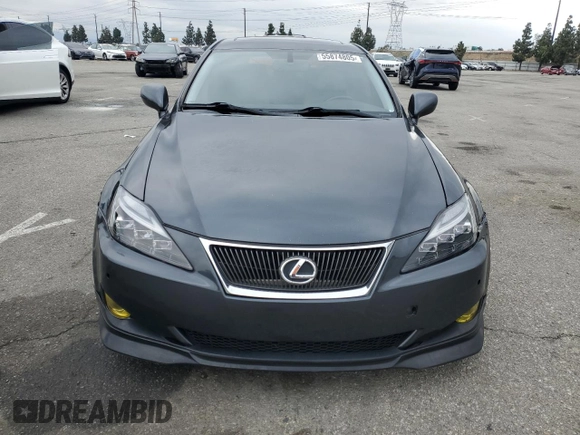 2008 Lexus IS 350 with VIN JTHBE262882013902, listed as a Copart auction lot 55874805 with 118,630 mi miles and Salvage title. Bid and sale history available at DreamBid. Image 5.