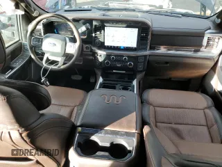 2024 Ford F-350 XL with VIN 1FT8W3DMXRED79167, listed as a Copart auction lot 84619434 with 15,711 mi miles and Salvage Title. Bid and sale history available at DreamBid. Image 8.