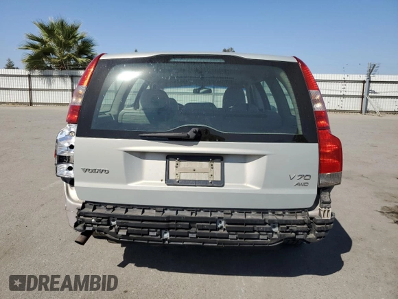 2002 Volvo V70 with VIN YV1SJ58DX21263405, listed as a Copart auction lot 69989364 with 133,710 mi miles and Salvage Title. Bid and sale history available at carsss.com. Image 6.