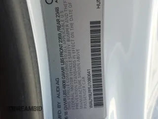 2018 Audi A3 Cabriolet Premium Plus z VIN WAUY8LFF5J1080641, wystawiony jako Copart lot #54944945 z przebiegiem 28 462 mil mil oraz Szkody całkowita. Historia ofert i sprzedaży dostępna na DreamBid. Obrazek 13.