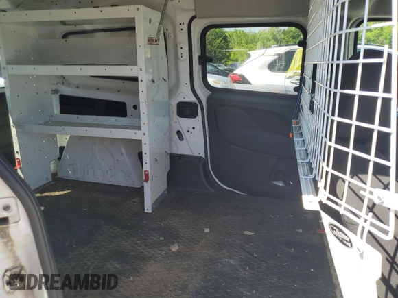 2017 Ram ProMaster City Cargo Tradesman with VIN ZFBERFAB0H6E87584, listed as a Copart auction lot 54689165 with 207,541 mi miles and Clean Title. Bid and sale history available at carsss.com. Image 11.