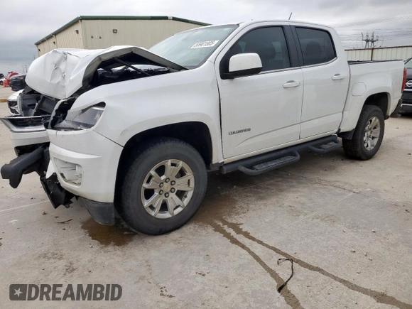 2018 Chevrolet Colorado 2WD LT with VIN 1GCGSCEN6J1186072, listed as a Copart auction lot 55981805 with 125,557 mi miles and Salvage title. Bid and sale history available at DreamBid. Image 1.