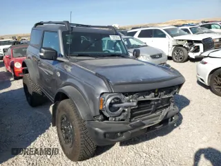 2022 Ford Bronco with VIN 1FMDE5CP7NLB66865, listed as a Copart auction lot 75870934 with 16,676 mi miles and Salvage Title. Bid and sale history available at DreamBid. Image 4.