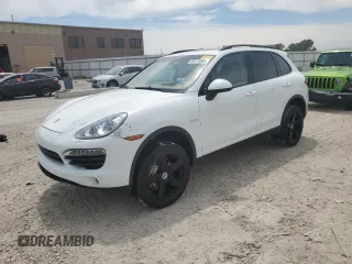 2014 Porsche Cayenne S Hybrid with VIN WP1AE2A23ELA50882, listed as a Copart auction lot 58410585 with 96,431 mi miles and Clean title. Bid and sale history available at DreamBid. Image 1.