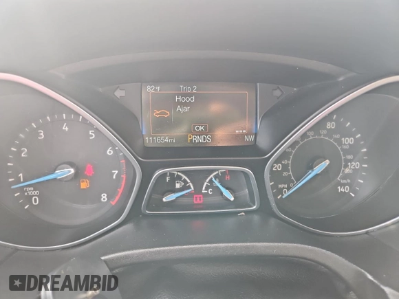 2017 Ford Focus Titanium with VIN 1FADP3N22HL279489, listed as a Copart auction lot 60740945 with 111,654 mi miles and Clean title. Bid and sale history available at DreamBid. Image 8.