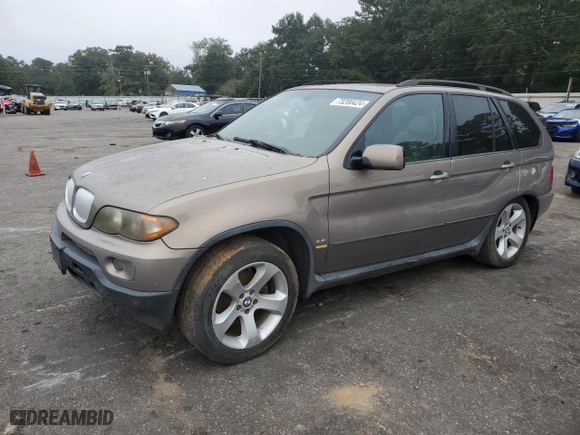 2006 BMW X5 4.4i with VIN 5UXFB53596LV25993, listed as a Copart auction lot 54144895 with 128,030 mi miles and Clean Title. Bid and sale history available at carsss.com. Image 1.