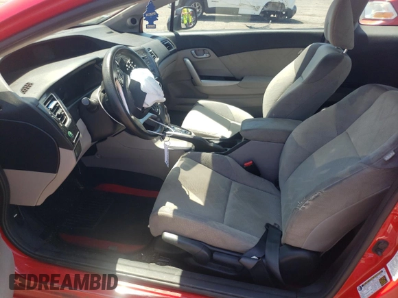 2013 Honda Civic Cpe LX with VIN 2HGFG3B56DH531996, listed as a Copart auction lot 62482524 with 98,955 mi miles and Salvage Title. Bid and sale history available at carsss.com. Image 7.