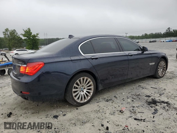 2012 BMW 7 Series 750Li xDrive with VIN WBAKC8C53CC435472, listed as a Copart auction lot 58599105 with 114,685 mi miles and Clean title. Bid and sale history available at DreamBid. Image 3.