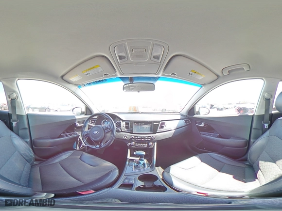 2017 Kia Niro EX with VIN KNDCC3LC1H5071637, listed as a Copart auction lot 52370975 with 80,656 mi miles and Salvage Title. Bid and sale history available at carsss.com. Image 13.