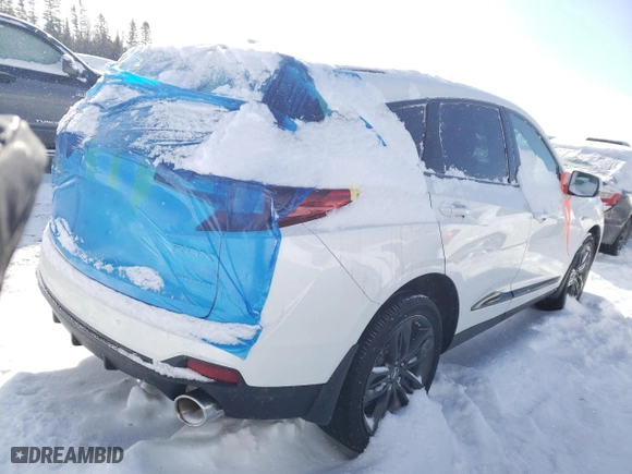 2020 Acura RDX w/A-Spec Pkg with VIN 5J8TC2H69LL803452, listed as a Copart auction lot 88956225 with 120,948 mi miles and Salvage Title. Bid and sale history available at carsss.com. Image 3.