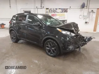 2021 Kia Sportage S with VIN KNDP6CAC1M7868688, listed as a IAAI auction lot 41486221 with 54,244 mi miles and . Bid and sale history available at DreamBid. Image 1.