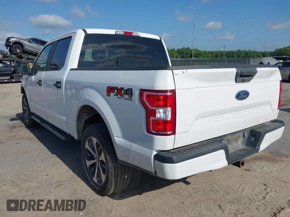 2020 Ford F-150 XL with VIN 1FTEW1E51LKD56934, listed as a IAAI auction lot 42186291 with 249,586 mi miles. Bid and sale history available at carsss.com. Image 3.