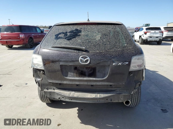 2011 Mazda CX-7 i Sport with VIN JM3ER2B51B0406539, listed as a Copart auction lot 49296105 with 228,623 mi miles and Salvage Title. Bid and sale history available at DreamBid. Image 6.