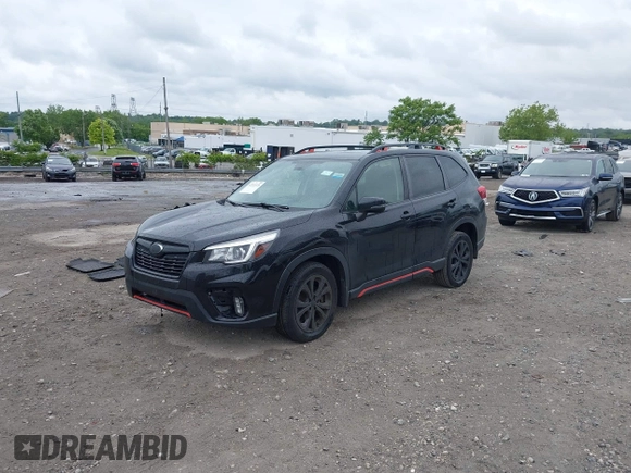 2019 Subaru Forester Special Sports with VIN JF2SKAKC8KH466295, listed as a IAAI auction lot 42321326 with 89,686 mi miles and . Bid and sale history available at DreamBid. Image 2.