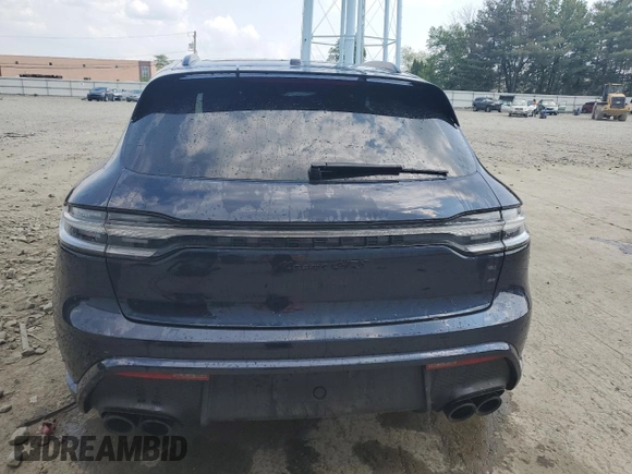 2022 Porsche Macan Turbo with VIN WP1AF2A56NLB30555, listed as a Copart auction lot 59379765 with 36,129 mi miles and Salvage title. Bid and sale history available at DreamBid. Image 6.