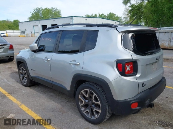 2017 Jeep Renegade Altitude with VIN ZACCJABB0HPF50416, listed as a IAAI auction lot 42331291 with 109,509 mi miles and . Bid and sale history available at DreamBid. Image 3.