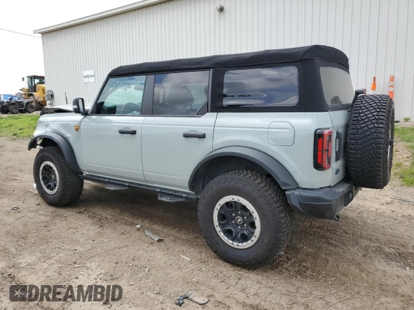 2022 Ford Bronco с VIN 1FMEE5DP4NLB58208, выставлен на аукционе Copart как лот 56726435 с пробегом 37 573 миль миль и Чистый • Clean title. История ставок и продаж доступна на DreamBid. Изображение 2.