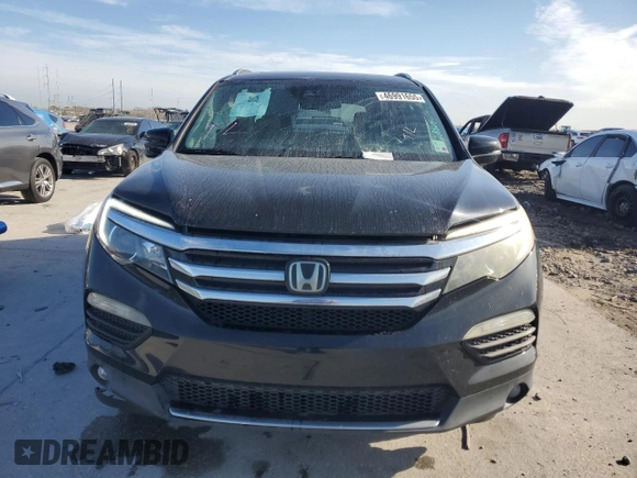 2017 Honda Pilot Touring with VIN 5FNYF5H90HB011708, listed as a Copart auction lot 46991655 with 159,953 mi miles and Salvage Title. Bid and sale history available at carsss.com. Image 5.