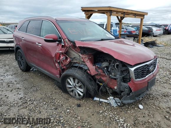 2019 Kia Sorento LX z VIN 5XYPGDA51KG468487, wystawiony jako Copart lot #55267365 z przebiegiem 112 479 mil mil oraz Szkoda całkowita • Salvage title. Historia ofert i sprzedaży dostępna na DreamBid. Obrazek 4.
